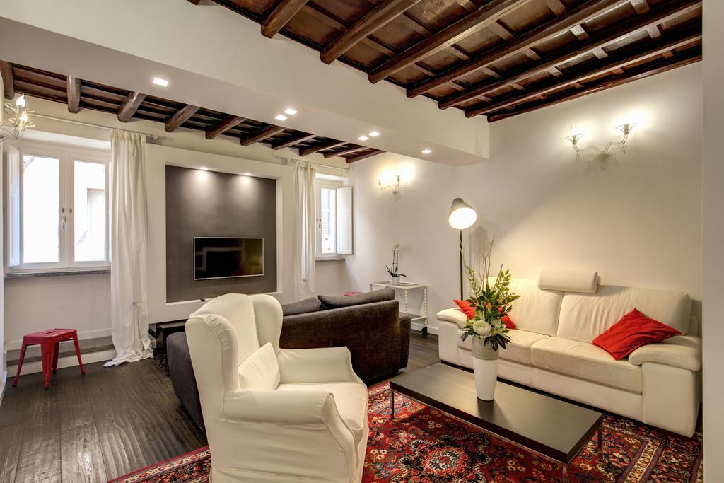 Campo De' Fiori Stylish White Appartement Rome Buitenkant foto